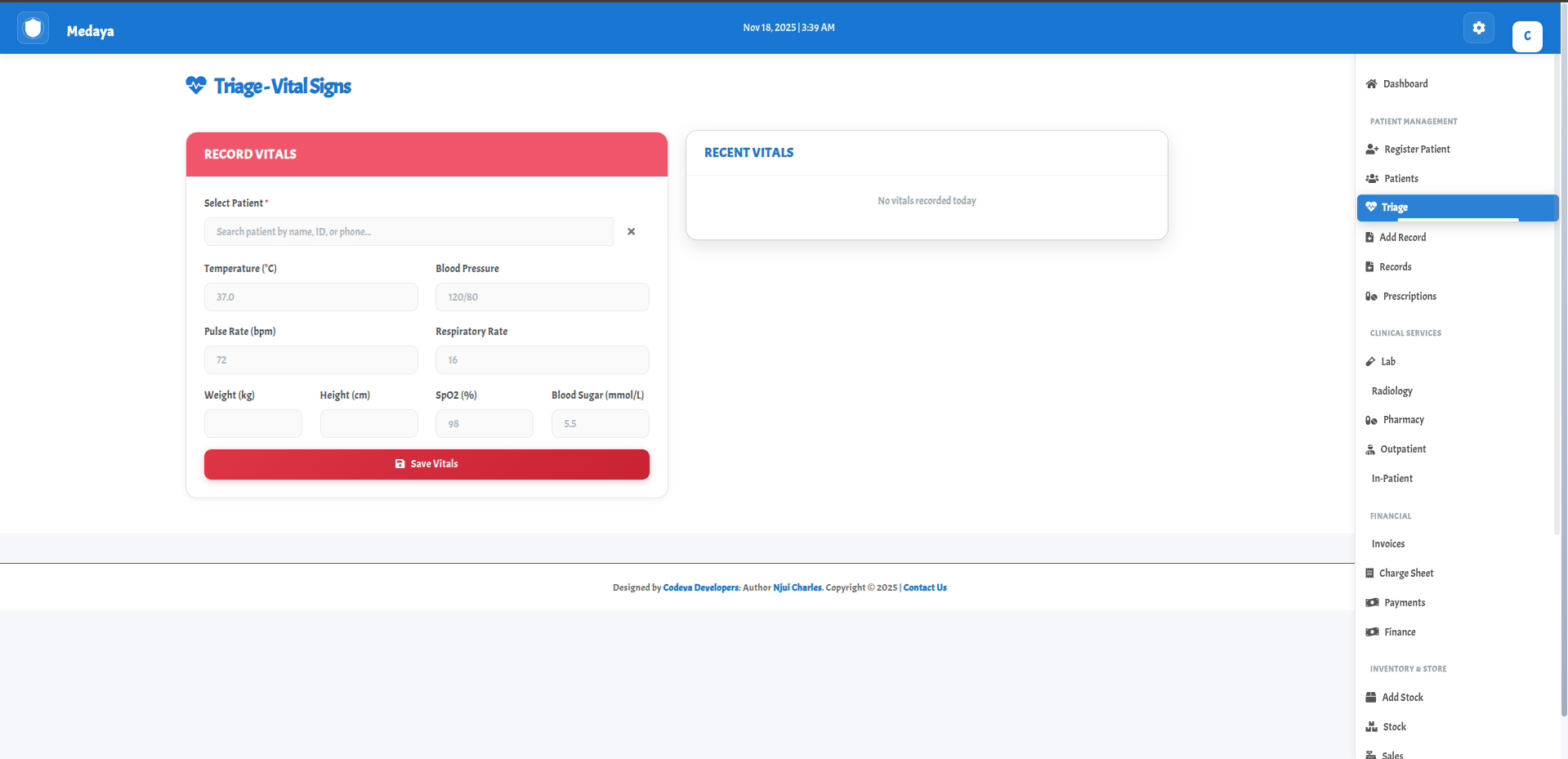 Triage - Vital Signs